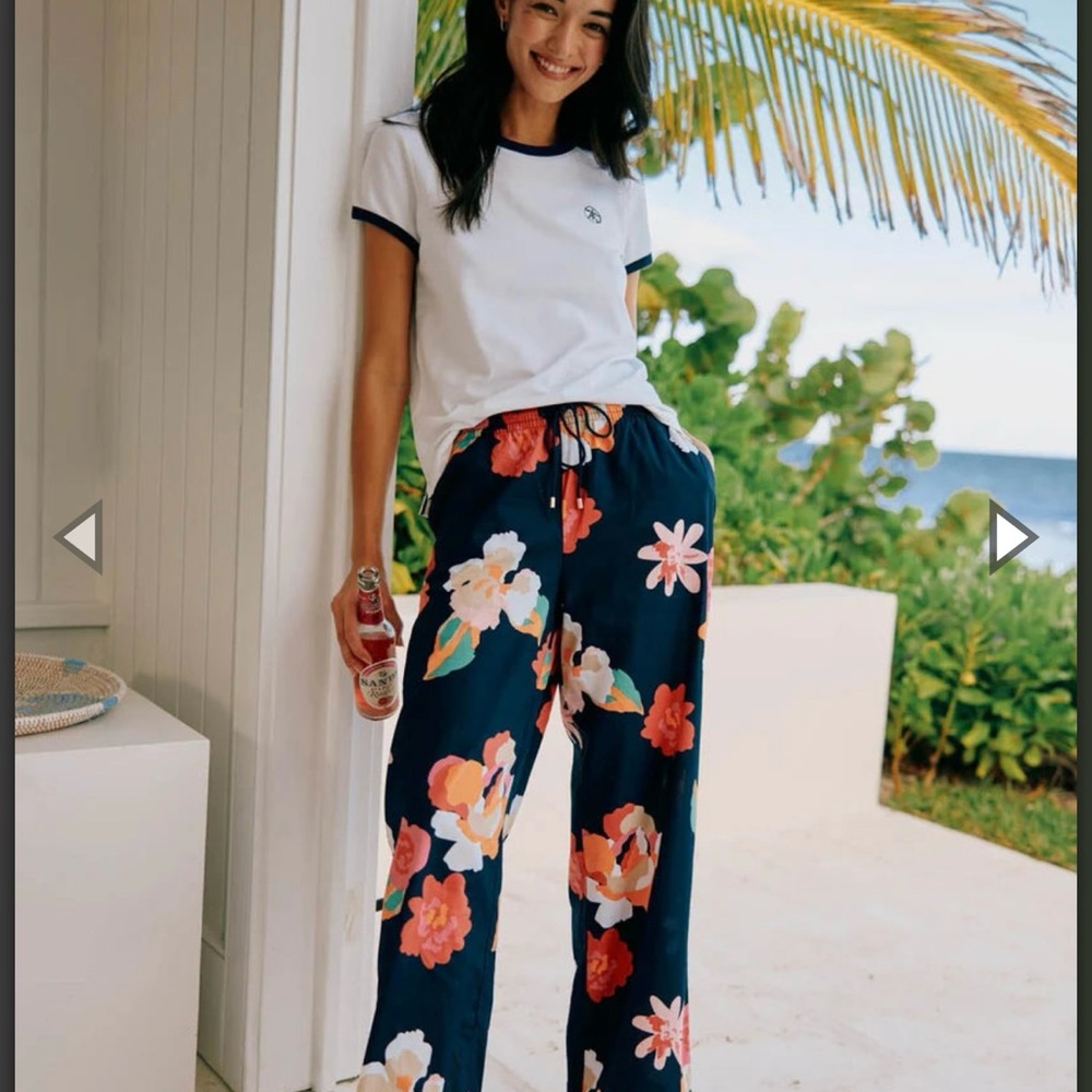 Southern Tide Alain Garden Splendor Dress Blue pant
